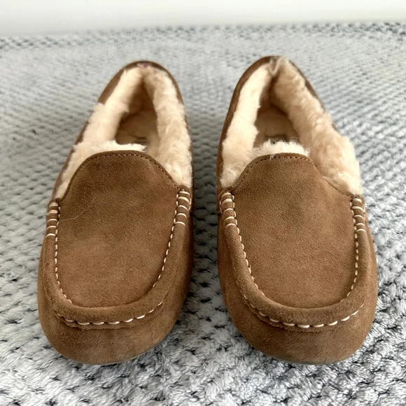 UGG Brown Logo Slippers with Cream Lining UGG Women main image 2